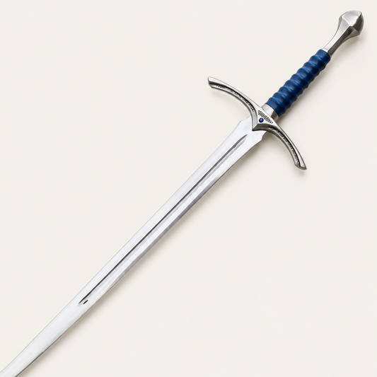 Lord of the Rings Gandalf Blue Glamdring Sword Replica – Elven Wizard Foe-Hammer with Scabbard